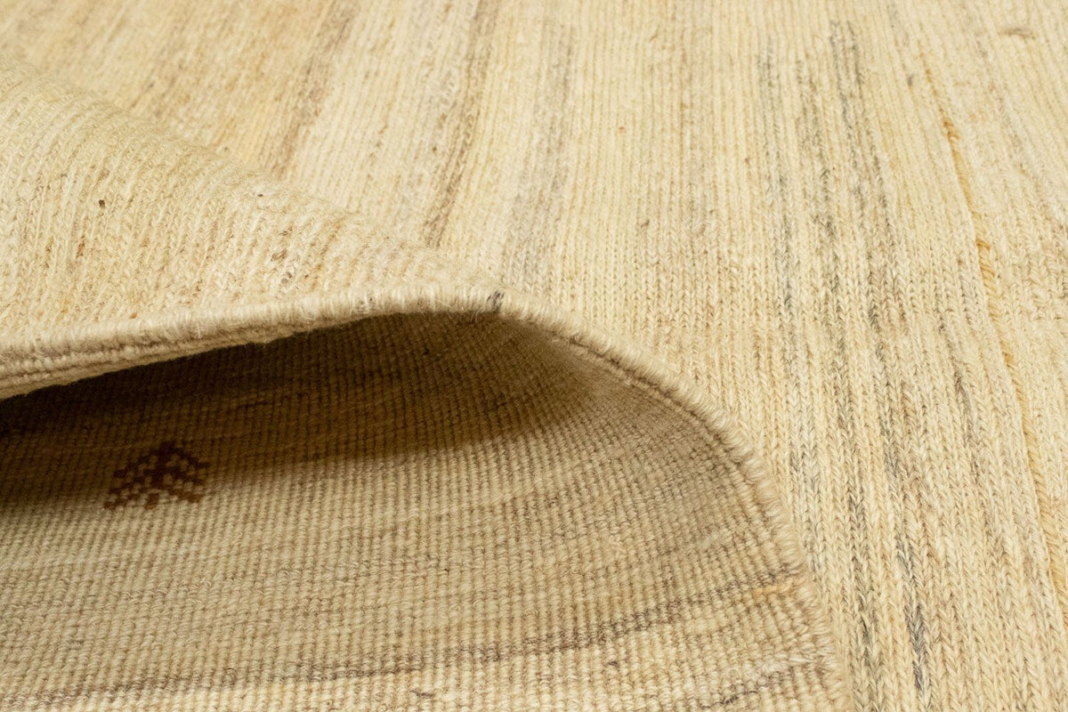 Dywan Gabbeh - perski - 200 x 164 cm - beżowy