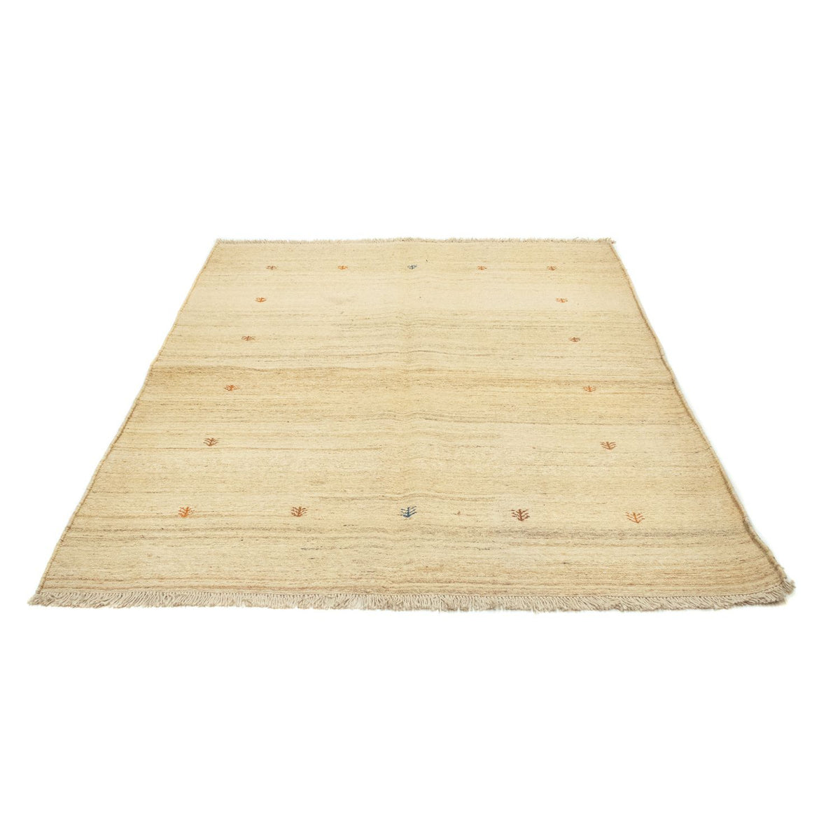 Dywan Gabbeh - perski - 200 x 164 cm - beżowy