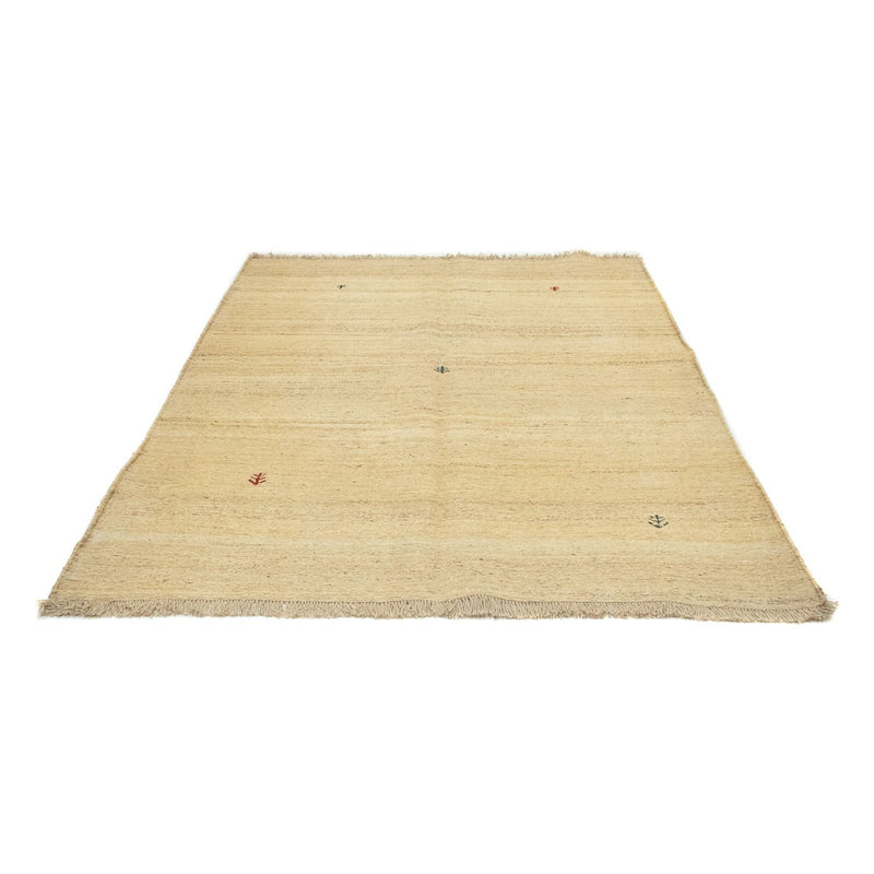 Dywan Gabbeh - perski - 200 x 164 cm - beżowy