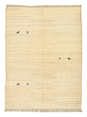 Dywan Gabbeh - perski - 212 x 153 cm - beżowy