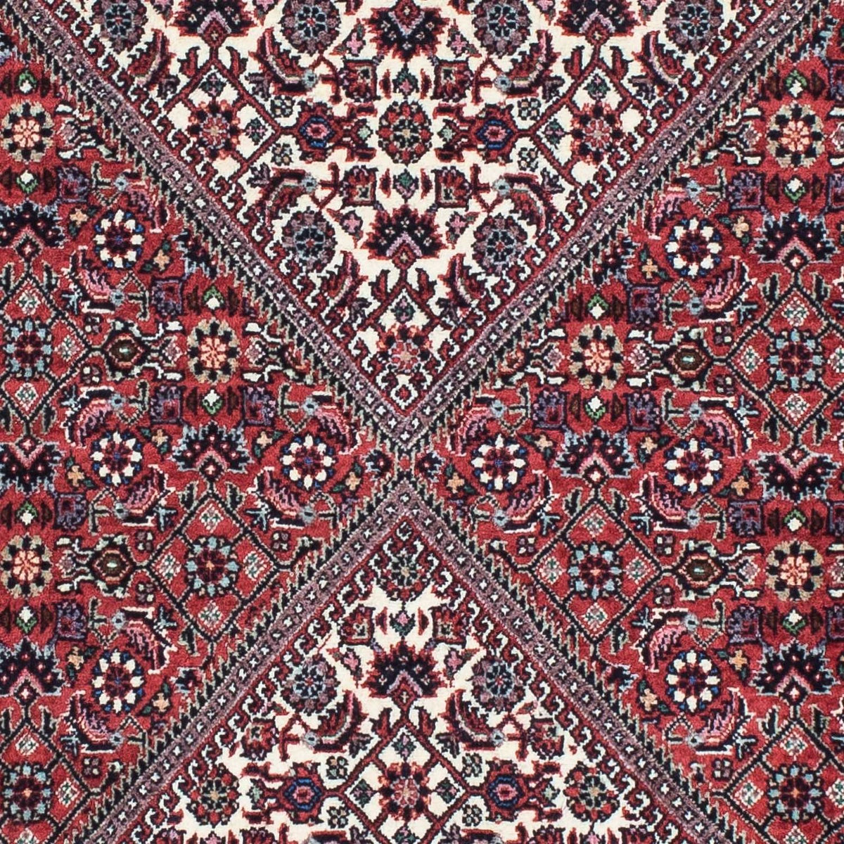 Biegacz Dywan perski - Bijar - 192 x 74 cm - beżowy