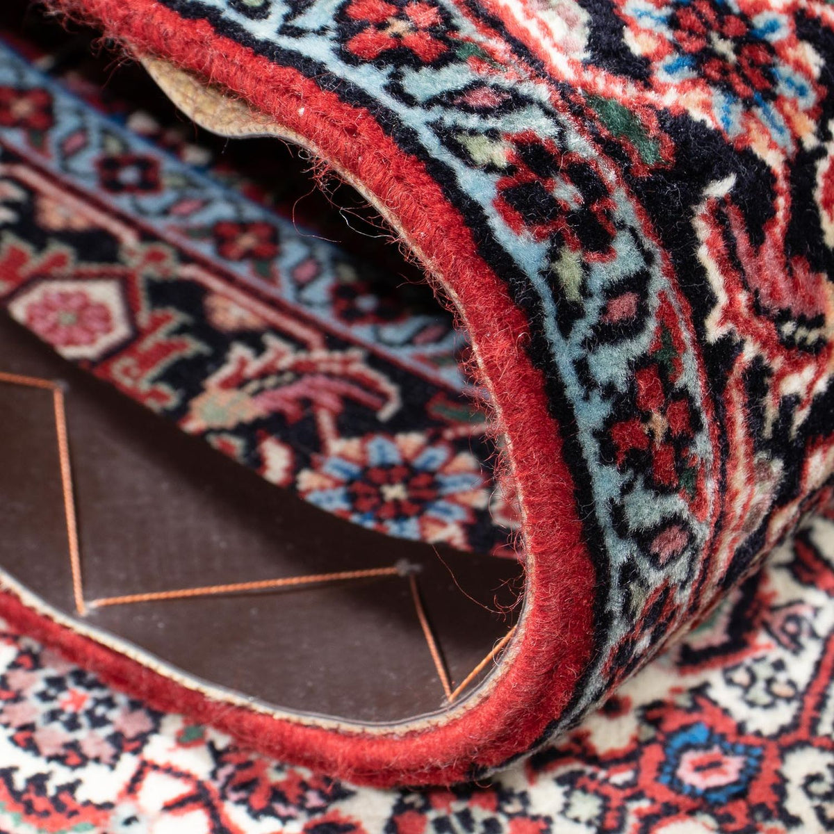 Biegacz Dywan perski - Bijar - 192 x 74 cm - beżowy