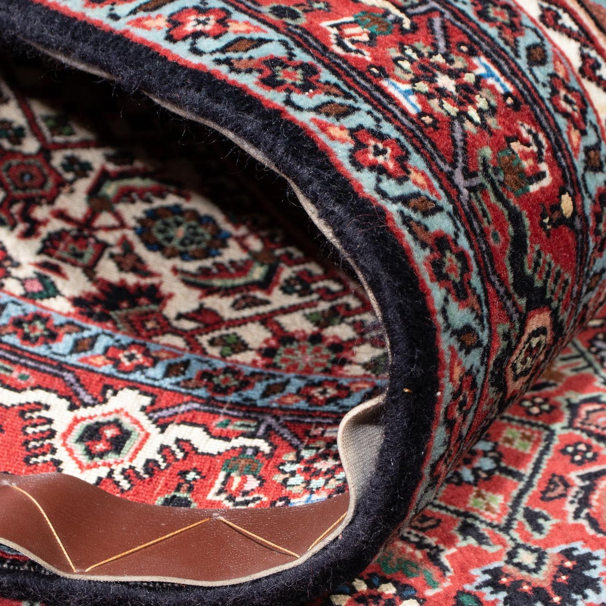 Biegacz Dywan perski - Bijar - 291 x 86 cm - beżowy