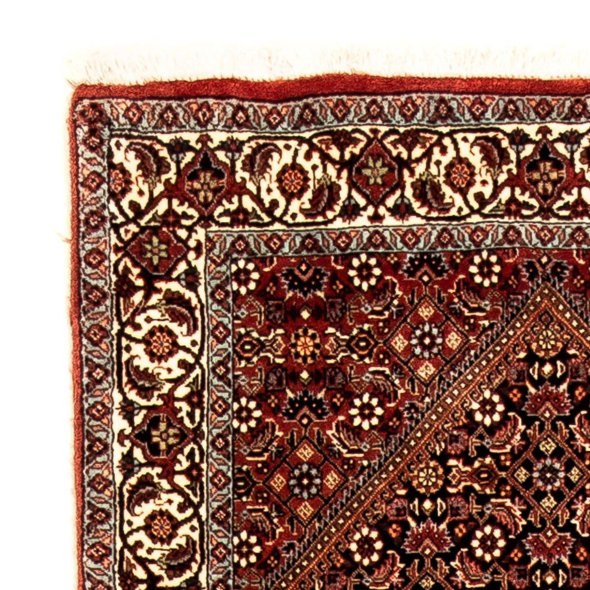 Biegacz Dywan perski - Bijar - 313 x 82 cm - brązowy