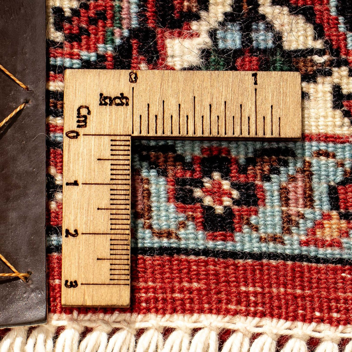 Biegacz Dywan perski - Bijar - 313 x 82 cm - brązowy