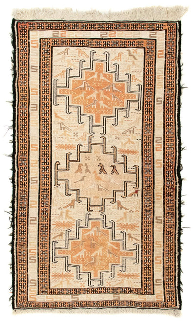 Jedwabny kilim Dywan 62x103cm