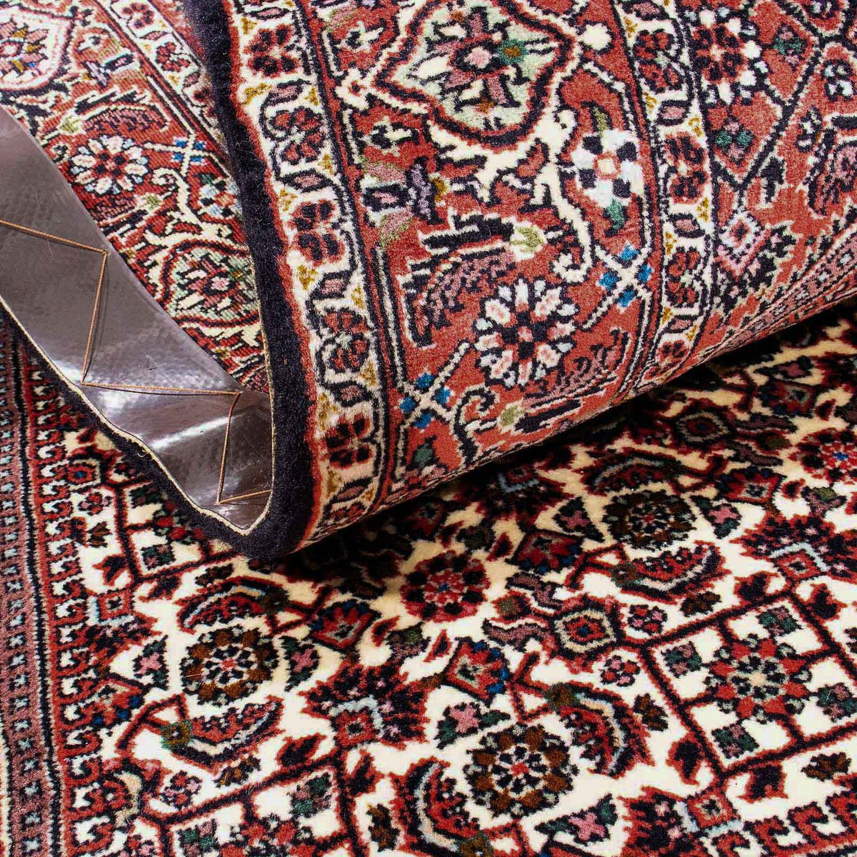 Dywan perski - Bijar - 173 x 107 cm - jasna czerwień