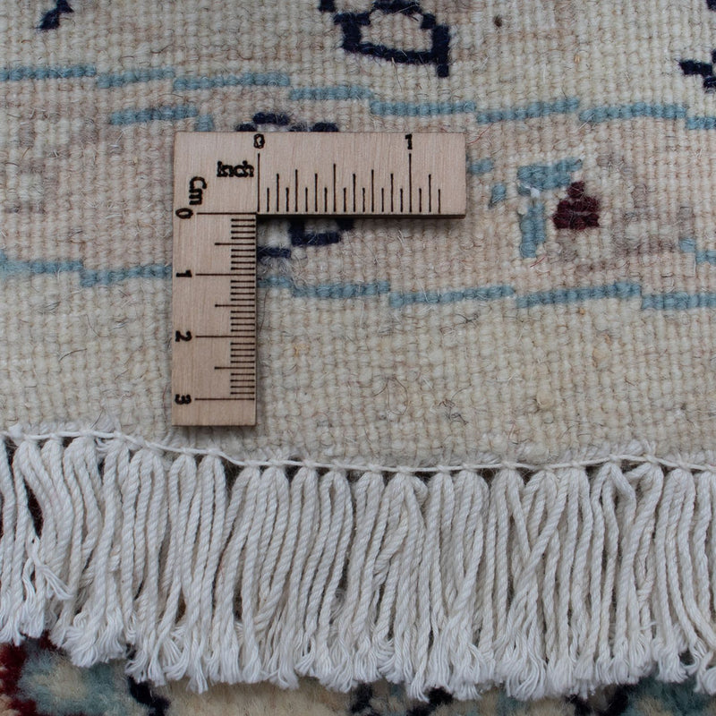 Dywan perski - Nain - Królewski okrągły  - 292 x 292 cm - ciemna czerwień