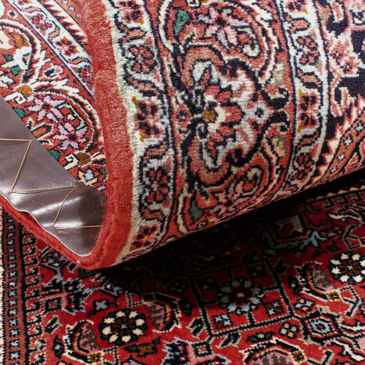 Dywan perski - Bijar - 168 x 109 cm - łososiowy