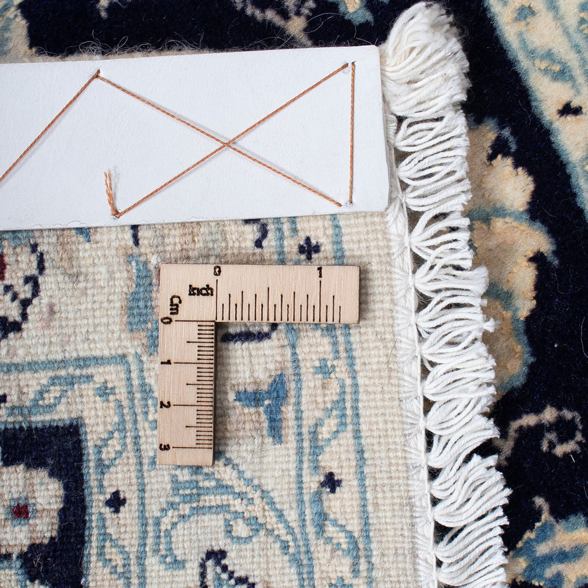 Dywan perski - Nain - Królewski - 85 x 58 cm - ciemnoniebieski