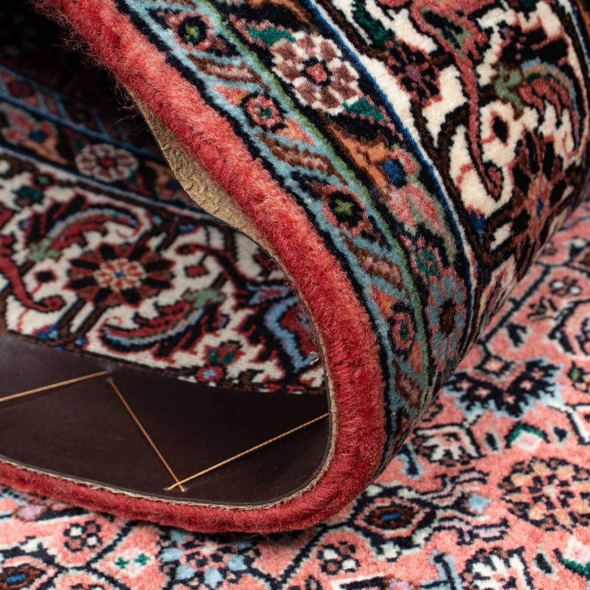 Dywan perski - Bijar - 210 x 132 cm - jasna czerwień