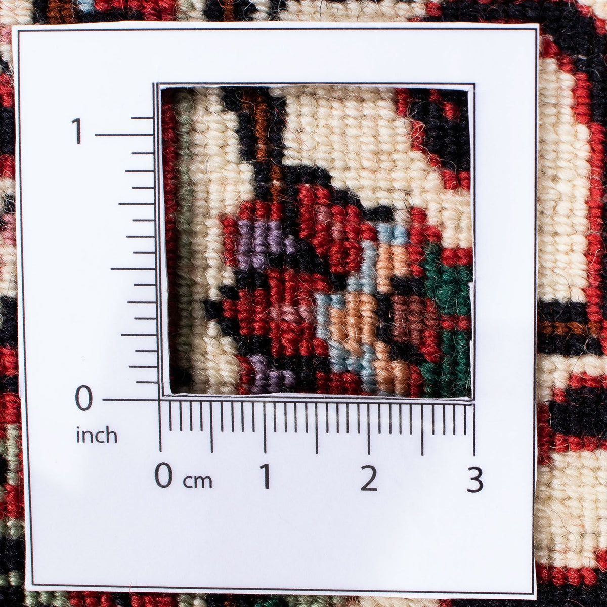 Dywan perski - Bijar - 240 x 168 cm - ciemna czerwień