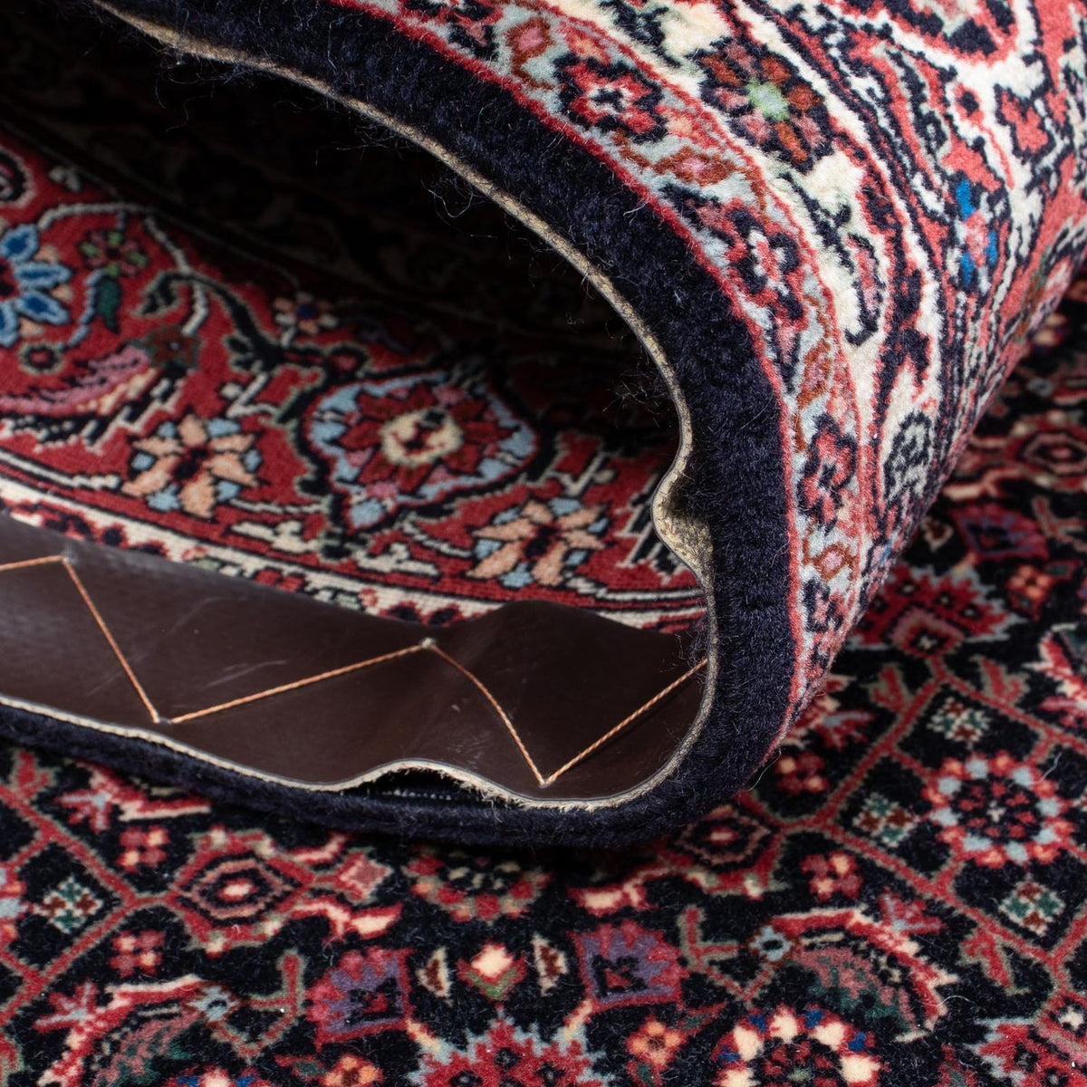 Dywan perski - Bijar - 182 x 108 cm - ciemnoniebieski