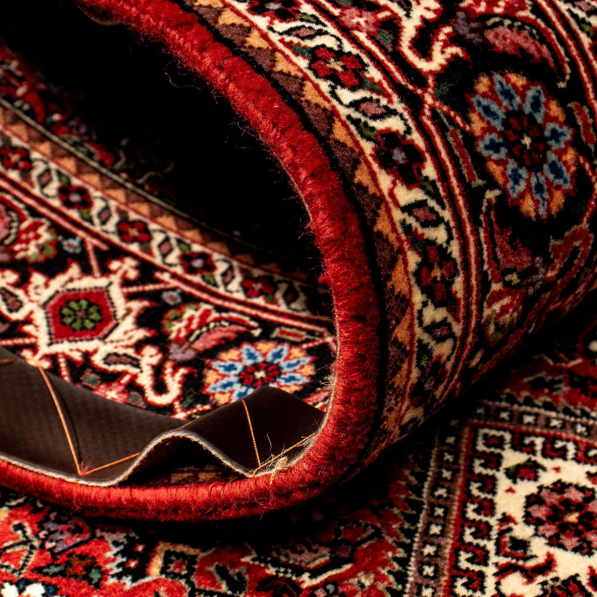 Biegacz Dywan perski - Bijar - 304 x 81 cm - wielokolorowy