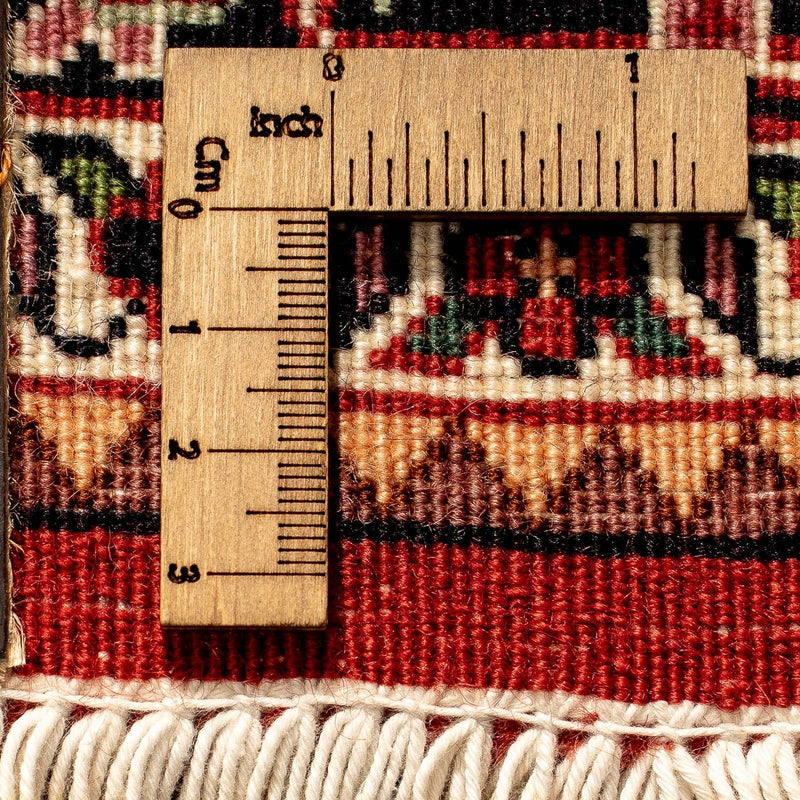 Biegacz Dywan perski - Bijar - 304 x 81 cm - wielokolorowy