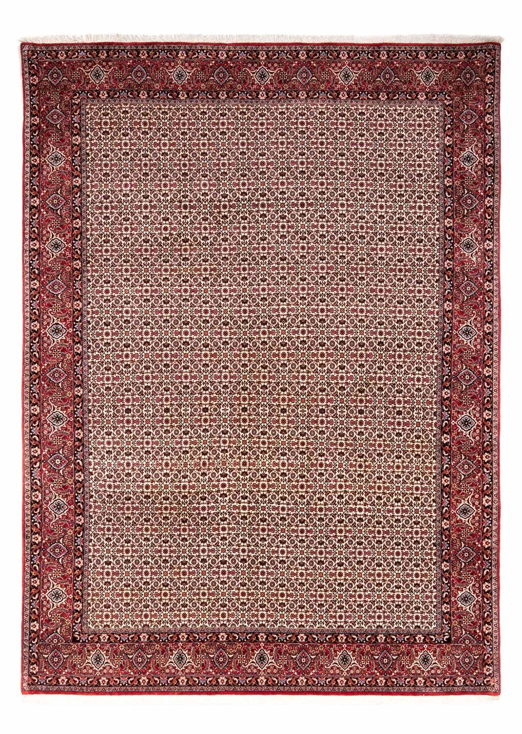 Perski dywan - Bijar - Royal - 343 x 253 cm - beżowy