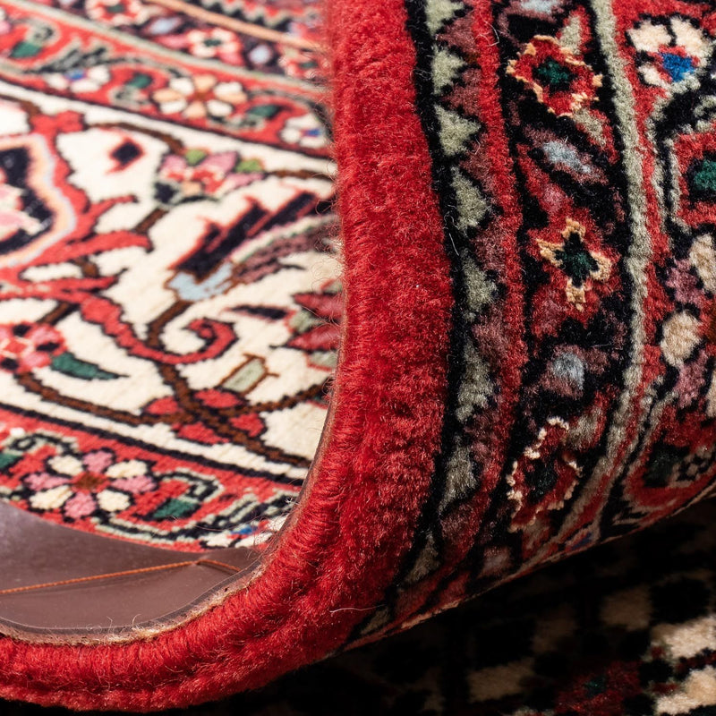 Dywan perski - Bijar - 236 x 172 cm - ciemna czerwień