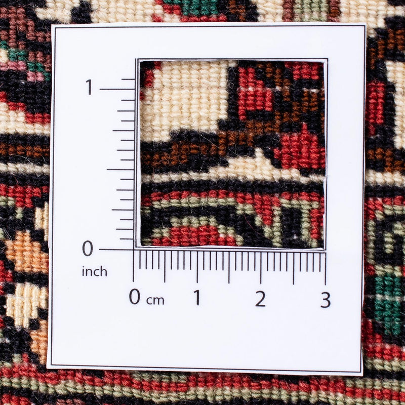 Dywan perski - Bijar - 236 x 172 cm - ciemna czerwień