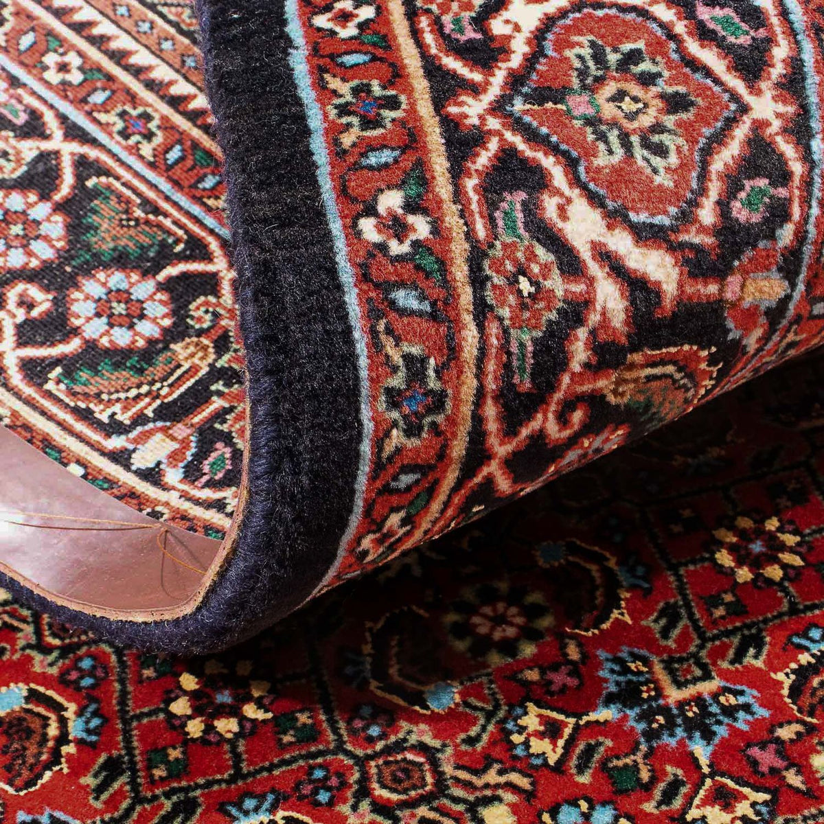 Dywan perski - Bijar - 174 x 112 cm - jasna czerwień