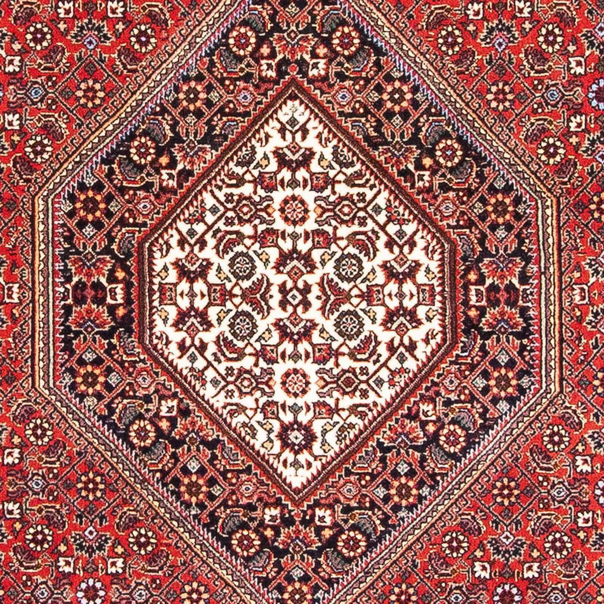 Dywan perski - Bijar - 173 x 112 cm - czerwony
