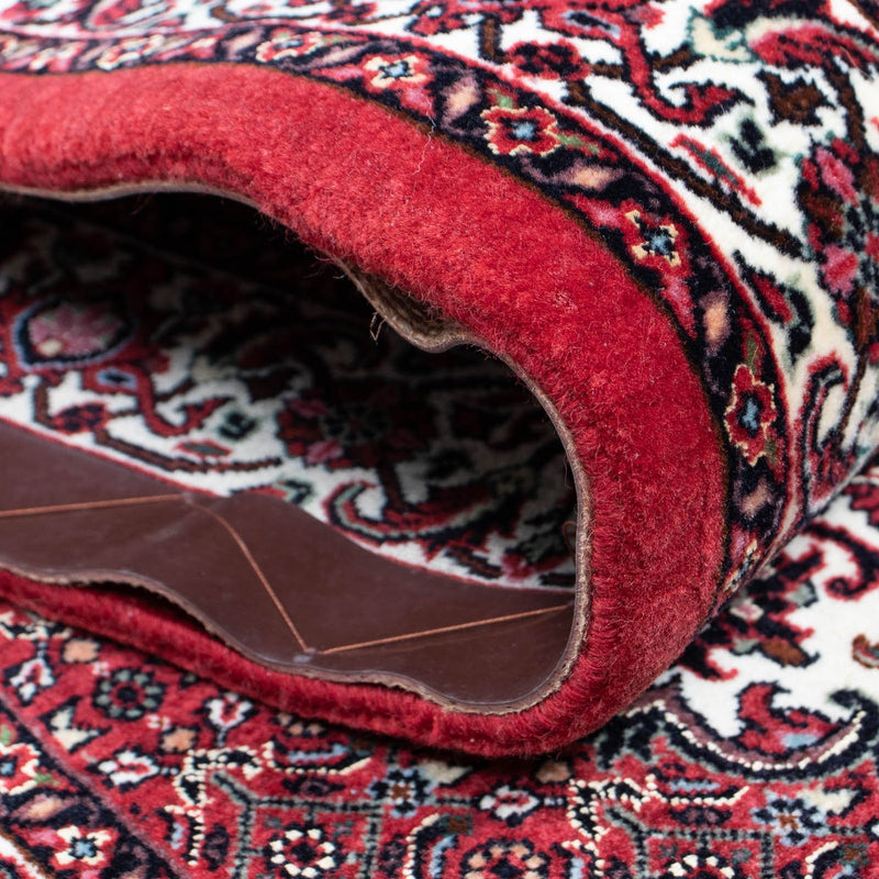 Biegacz Dywan perski - Bijar - 398 x 83 cm - ciemna czerwień