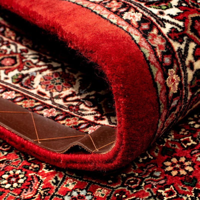 Biegacz Dywan perski - Bijar - 292 x 78 cm - ciemna czerwień