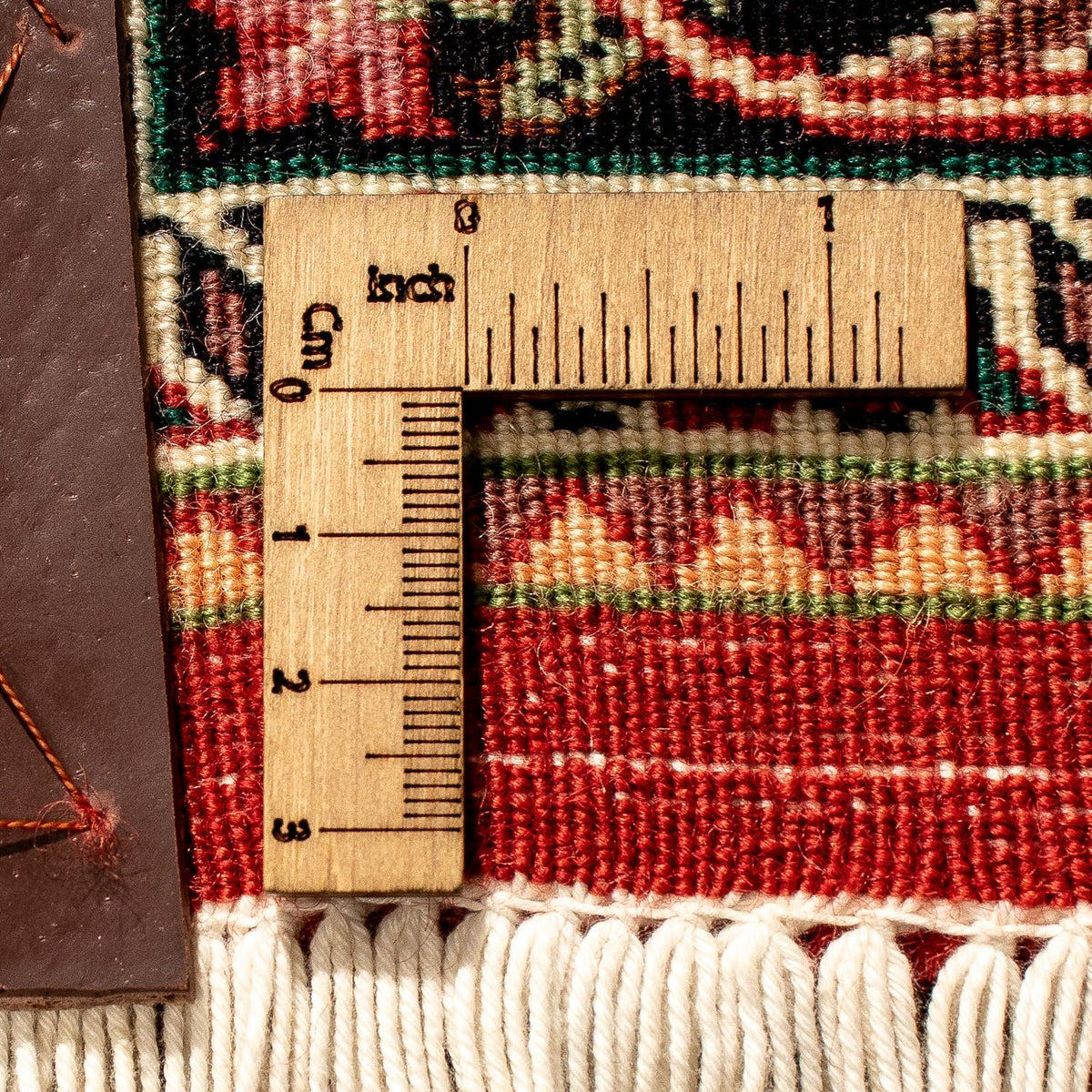 Biegacz Dywan perski - Bijar - 314 x 85 cm - ciemna czerwień