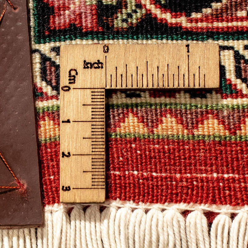 Biegacz Dywan perski - Bijar - 314 x 85 cm - ciemna czerwień