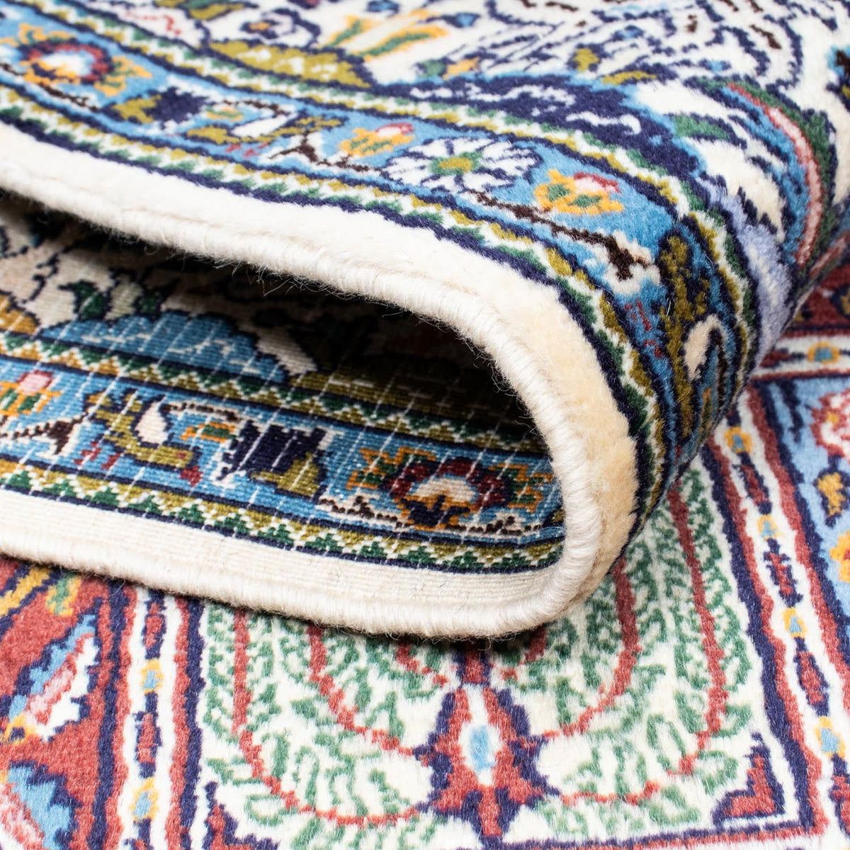 Dywan perski - Klasyczny - 196 x 148 cm - jasnoniebieski