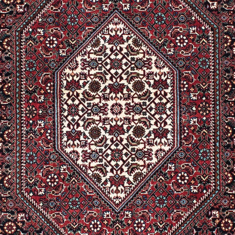 Biegacz Dywan perski - Bijar - 209 x 98 cm - ciemnoniebieski