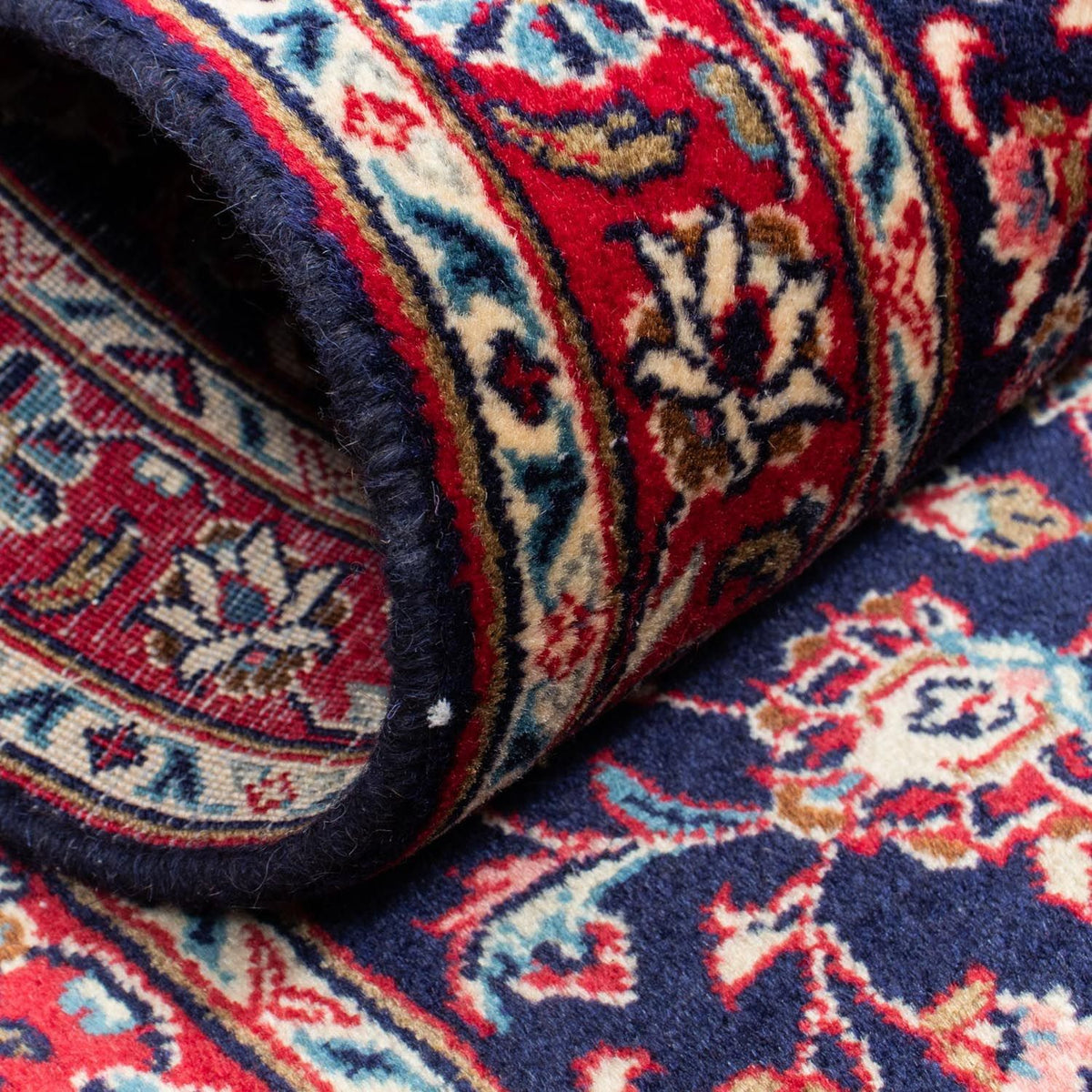 Biegacz Dywan perski - Keshan - 266 x 68 cm - ciemnoniebieski