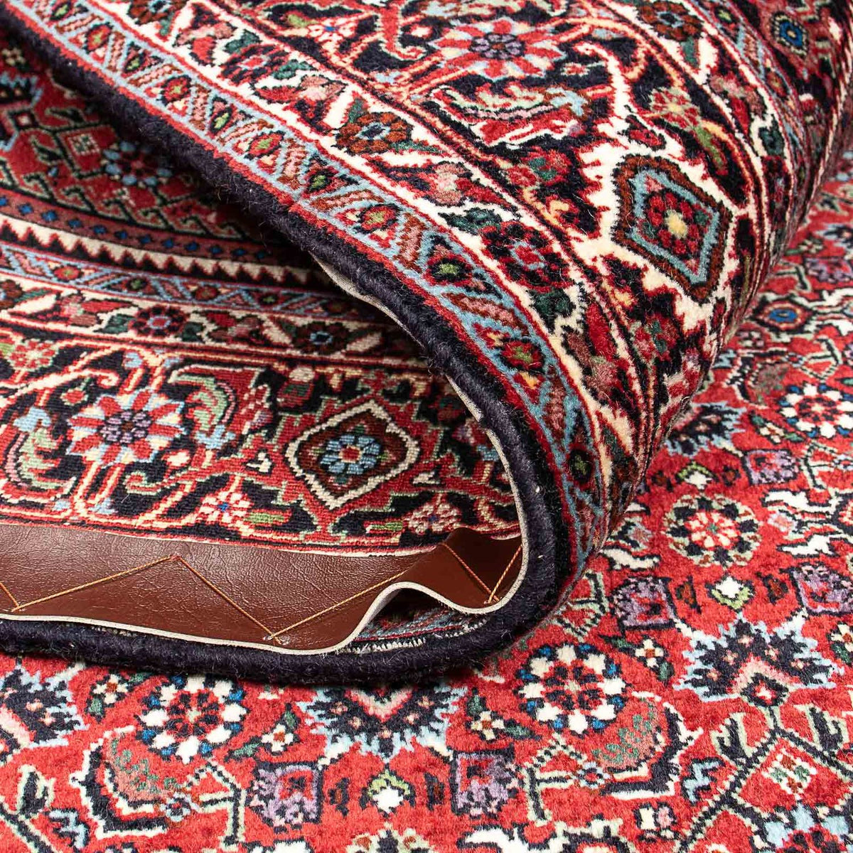 Dywan perski - Bijar - 212 x 133 cm - ciemnoniebieski