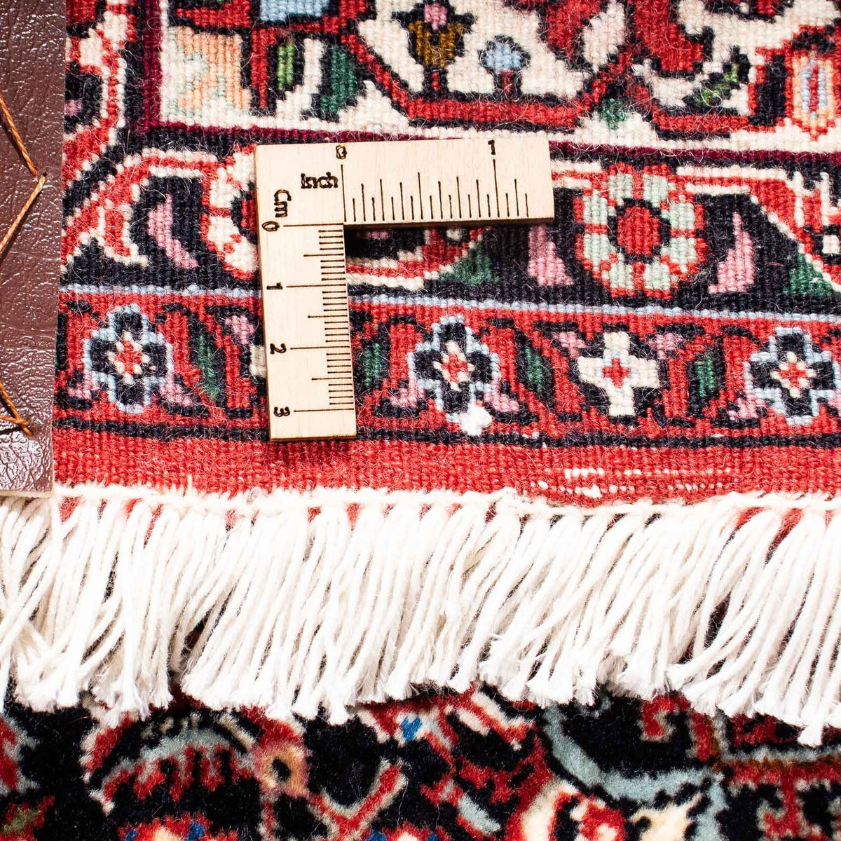 Dywan perski - Bijar - 242 x 171 cm - jasna czerwień