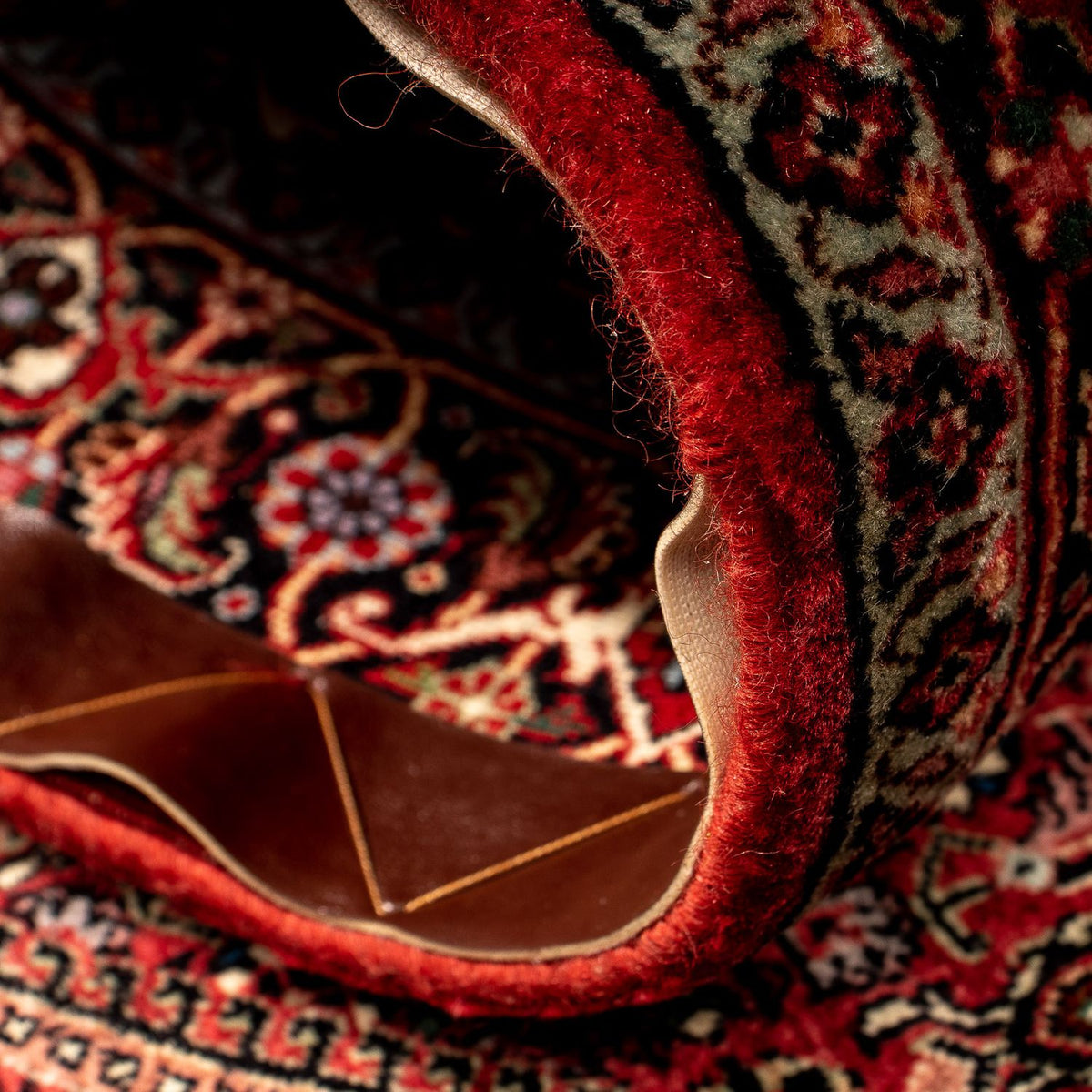 Biegacz Dywan perski - Bijar - 281 x 80 cm - wielokolorowy