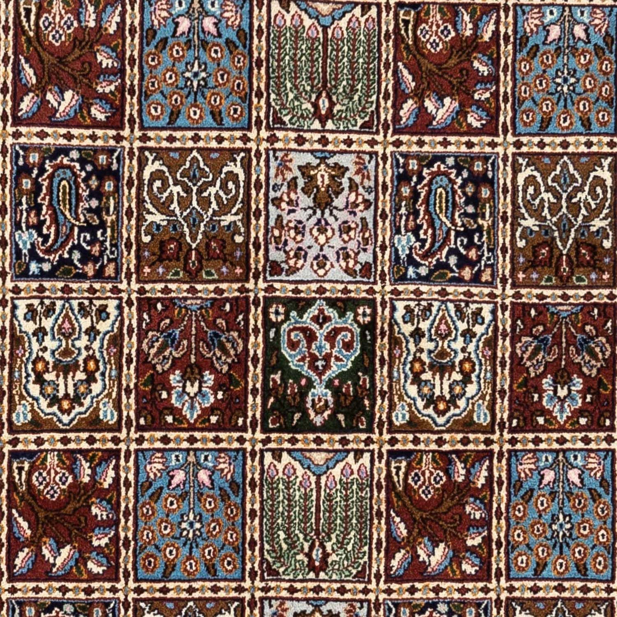 Dywan perski - Klasyczny - 242 x 165 cm - ciemna czerwień