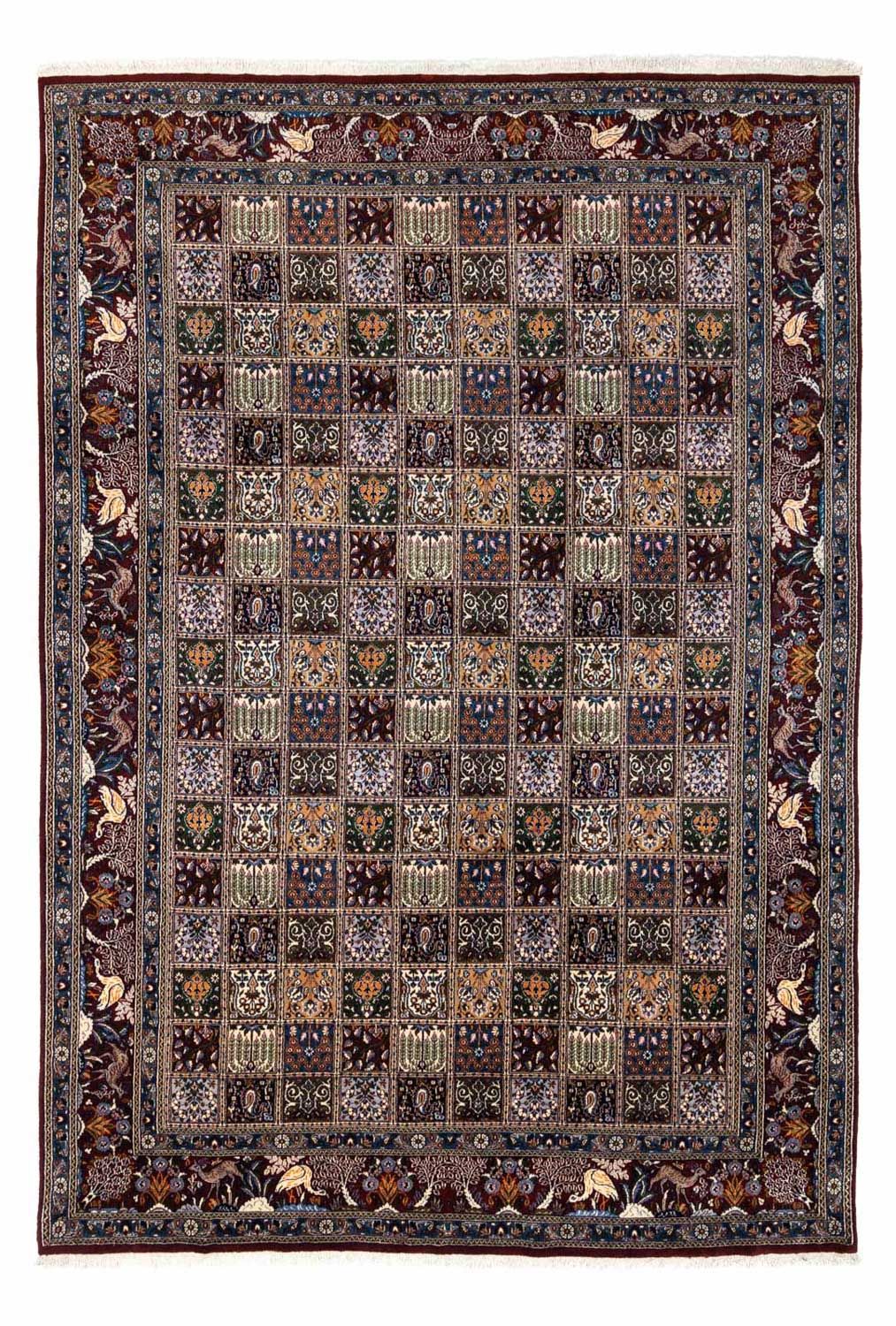 Dywan perski - Klasyczny - 354 x 249 cm - ciemna czerwień