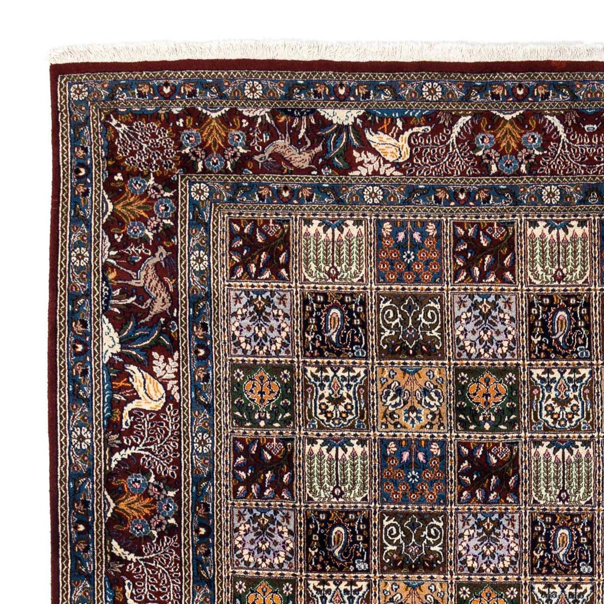 Dywan perski - Klasyczny - 354 x 249 cm - ciemna czerwień