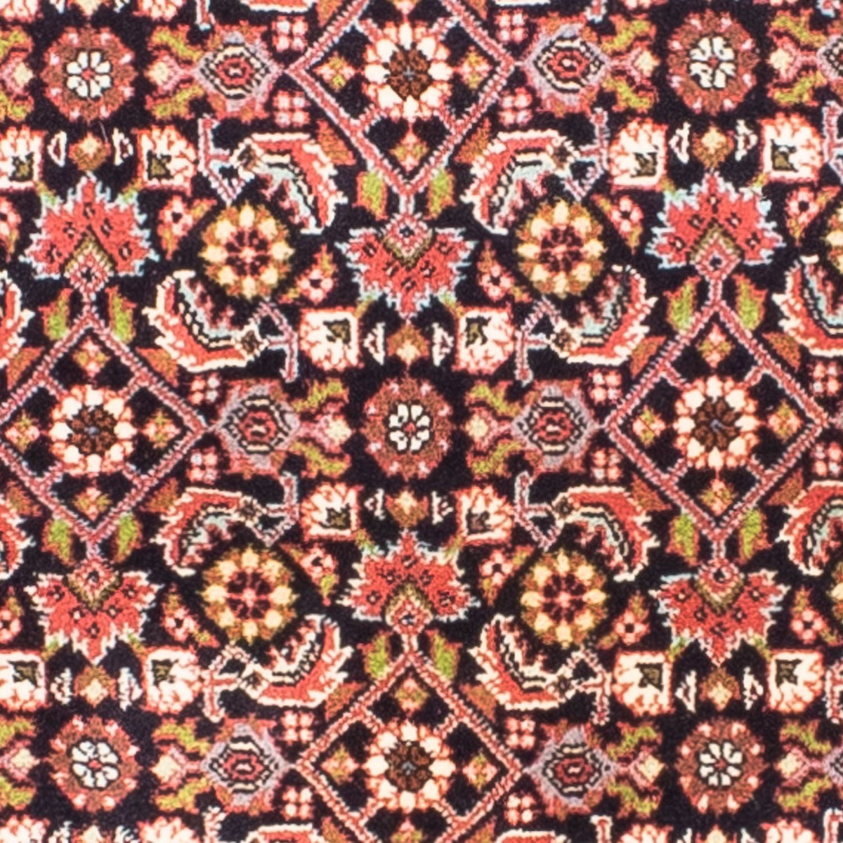 Dywan perski - Bijar - 158 x 110 cm - ciemnoniebieski