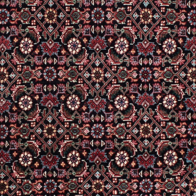 Biegacz Dywan perski - Bijar - 194 x 72 cm - ciemnoniebieski