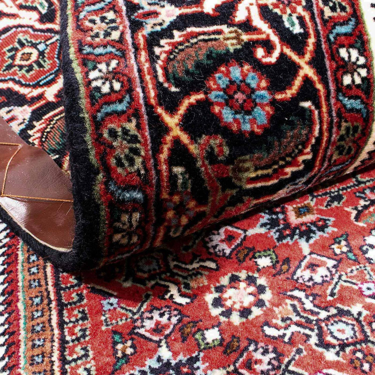 Dywan perski - Bijar - 177 x 112 cm - ciemna czerwień