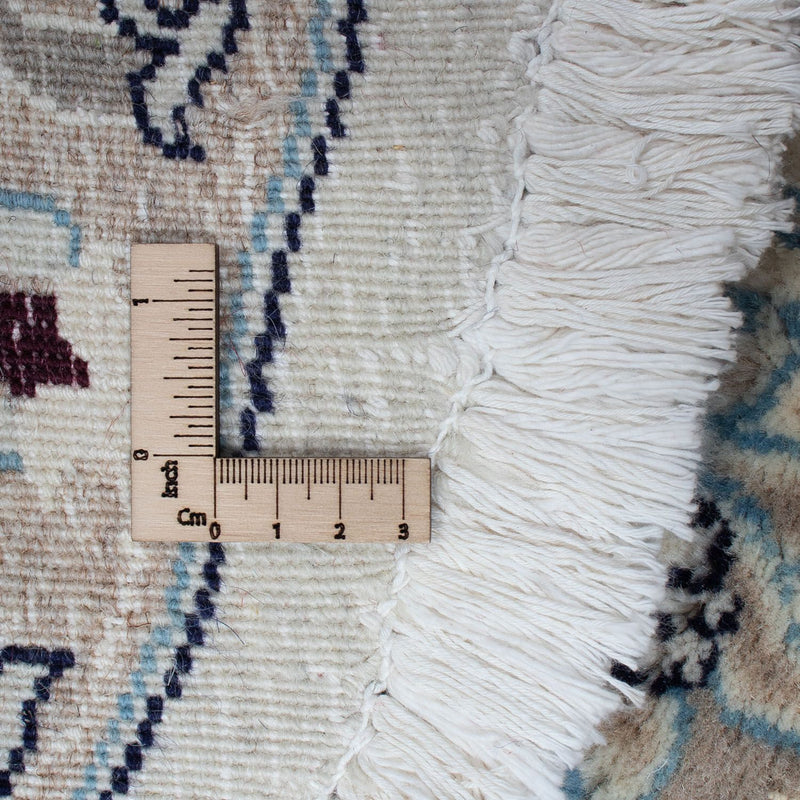 Dywan perski - Nain okrągły  - 250 x 250 cm - ciemna czerwień