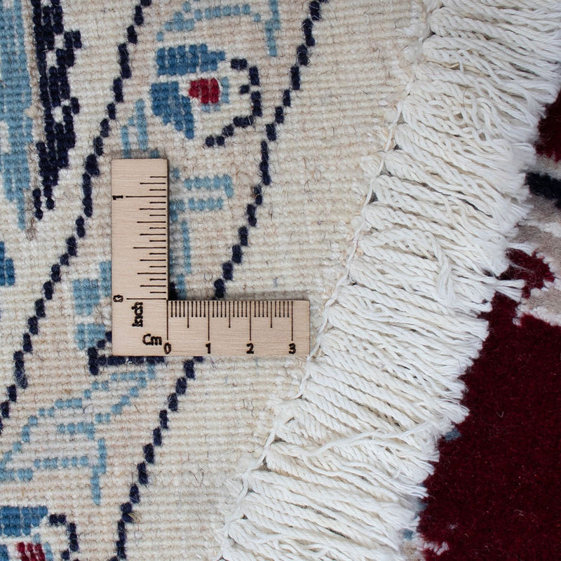 Dywan perski - Nain okrągły  - 250 x 250 cm - ciemna czerwień