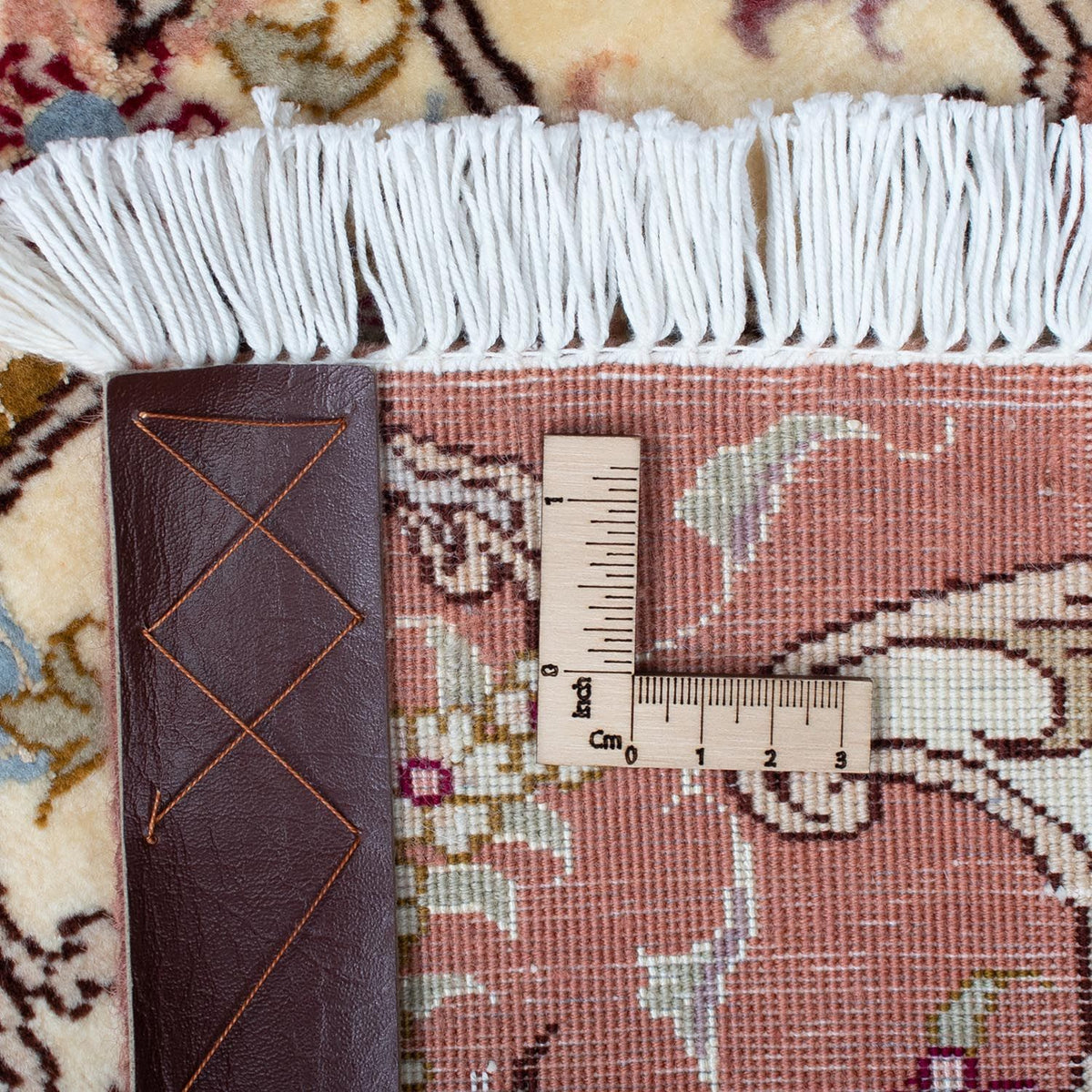 Dywan perski - Tabriz - Królewski - 85 x 64 cm - beżowy