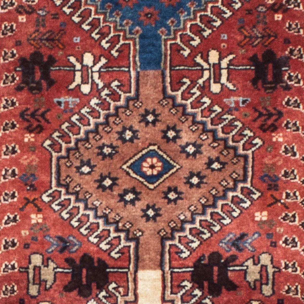 Perski dywan - Nomadyczny - 153 x 70 cm - jasna czerwień