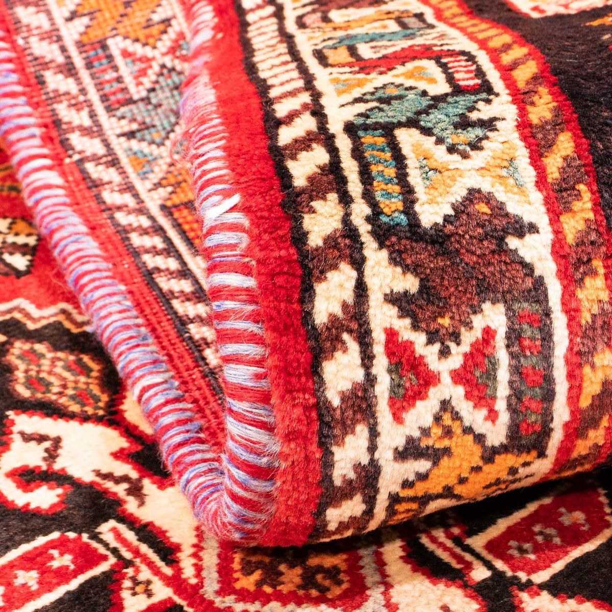 Perski dywan - Nomadyczny - 167 x 115 cm - ciemna czerwień