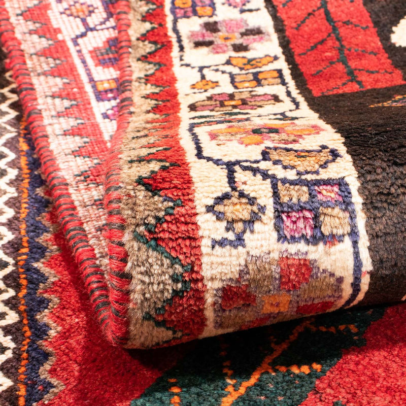 Perski dywan - Nomadyczny - 160 x 110 cm - ciemna czerwień