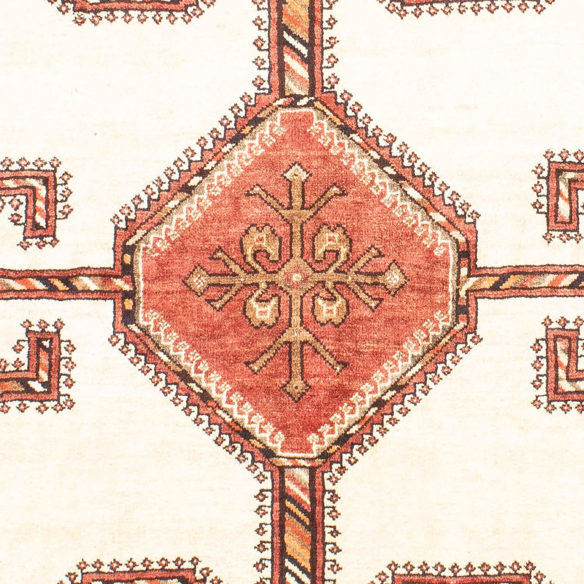 Perski dywan - Nomadyczny - 152 x 110 cm - beżowy