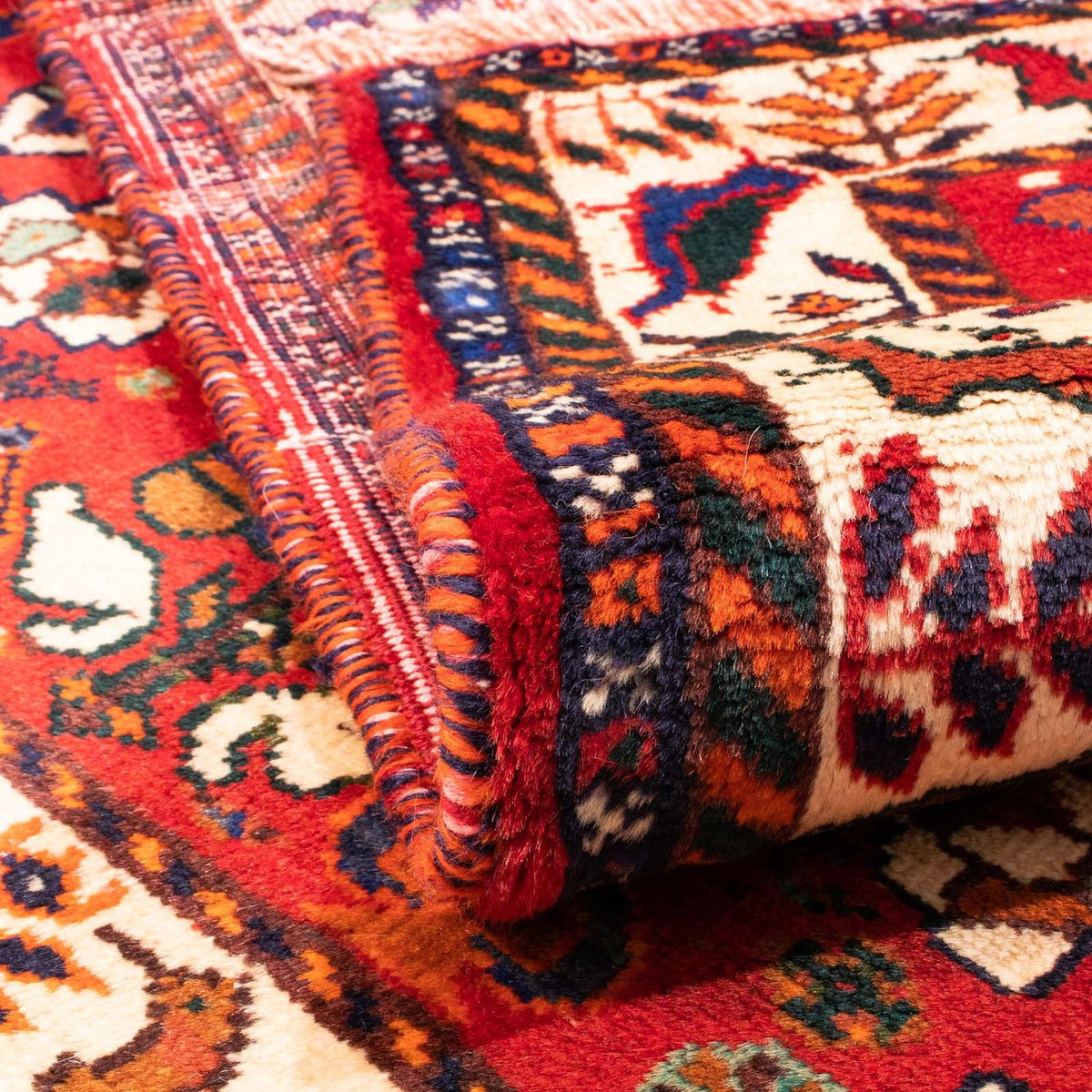 Perski dywan - Nomadyczny - 158 x 106 cm - ciemna czerwień