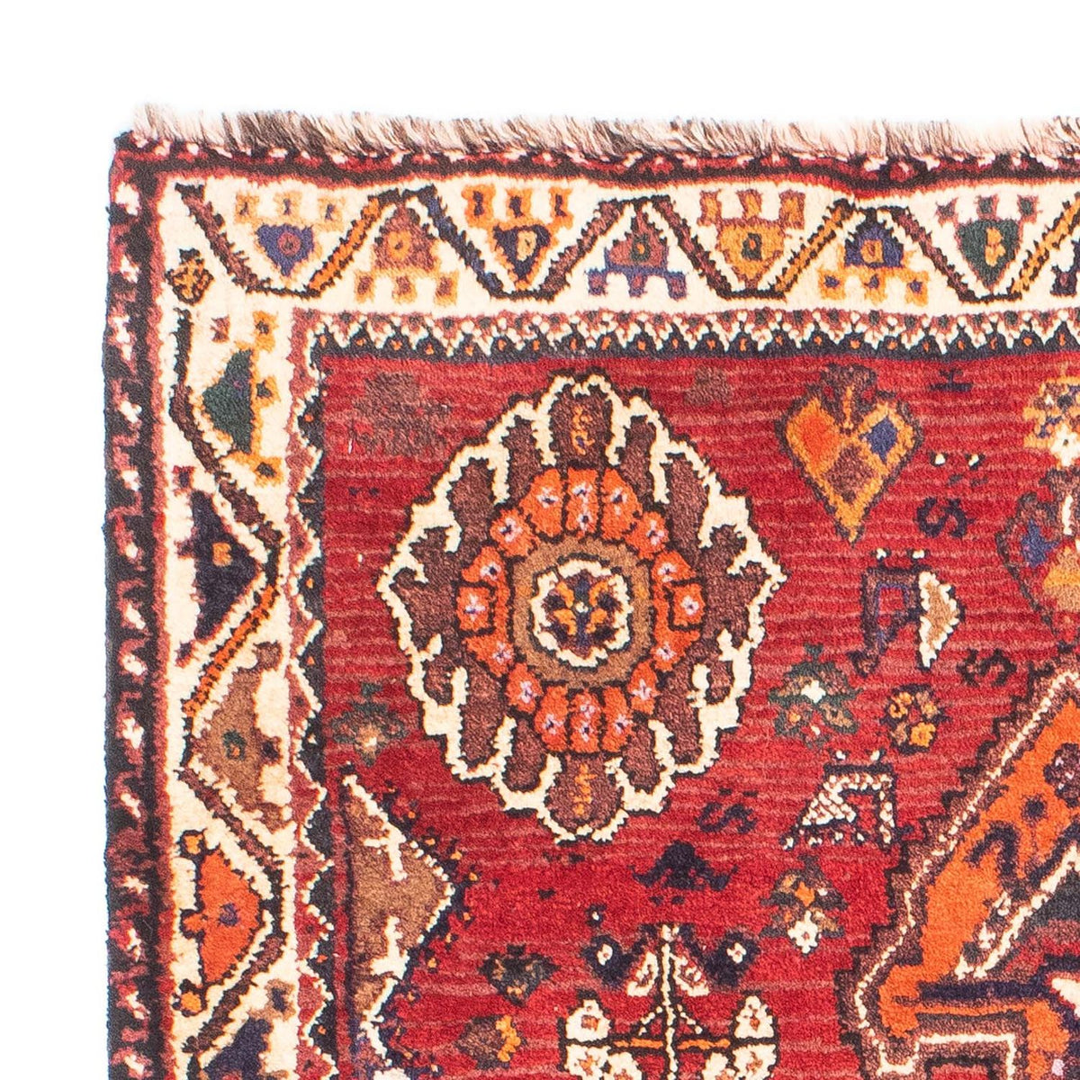 Perski dywan - Nomadyczny - 152 x 100 cm - ciemna czerwień