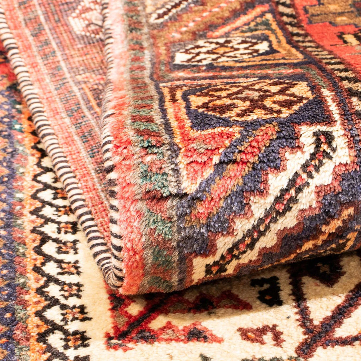 Perski dywan - Nomadyczny - 162 x 107 cm - beżowy